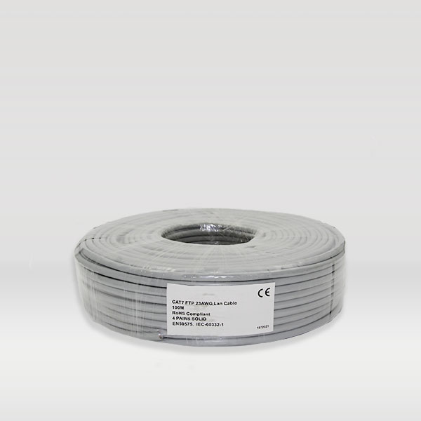 Lan Cable CAT7 STP BC 23AWG (100M)